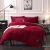 Import Winter  Solid  Bedding Set Flannel fleece fluffy thicken duvet cover set from China