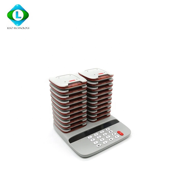 Wireless Calling Systems for Restaurants with long distance 16 pieces of wireless pager