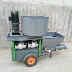 With favorable price horizontal concrete cement throwing jet mortar pump spray mortar machine