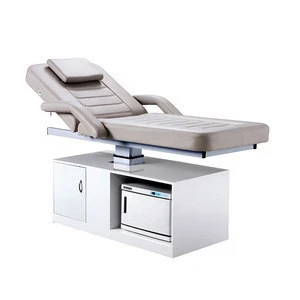 With One Motor To Adjust Up And Down Including The Towel Sterilizer And Cabinet Electric Beauty Massage Table Bed
