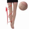 Women medical thigh high open toe calf sports compression anti dvt stocking