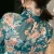 Import Women Official Floral Printed Blouse Lantern Sleeve Chiffon Shirt Ladies Fashion Versatile Top from China