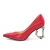 Import Women&#39;s Pumps Strange Heel Red Genuine Leather Ladies Women Custom Dress Shoes Heels For Women and Ladies from China