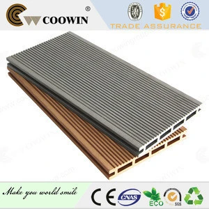 Wood composite outdoor rubber flooring