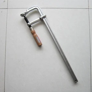 Woodworking Clamp F Clamp Forged Steel Sliding Flat Bar Joiners Clamp Utility Wooden Handle F Clamps