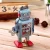 Import Worldwide Hot Selling Vintage Mechanical Clockwork Wind Up Metal Walking Robot Tin Toy Kids Gift from China