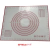 XL size 50x60cm nonstick nonslip silicone dough mat with measuring marks silicone dough rolling sheet for pie and pizza