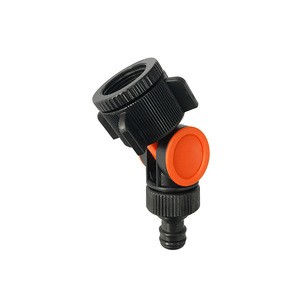 YANGTENG Swivel Tap Connector Water Inlet Quick Coupling Angle Hose Connector Rotates 360 garden accessories