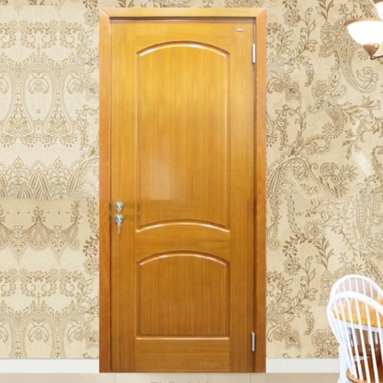 Yekalon High Quality Craft Modern Line Interior Solid Wood Door