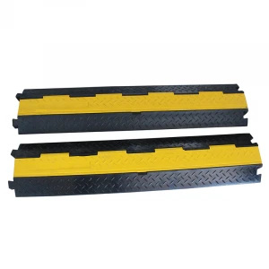 Yellow jacket rubber floor cable protector