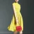 Import yellow lace lace muslim turtleneck cocktail dress from China
