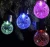 Import Yuyao factory beautiful glass solar powered hanging outdoor light for decoration from China