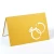 Import Z698 Pop up 3d Ring Postcard Gold Laser Cut  Handmade Postcard Greeting Card from China