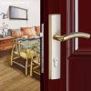 Zinc Alloy High Quality Luxury Lever lock Mechanical Handle Door Lock Anti-theft