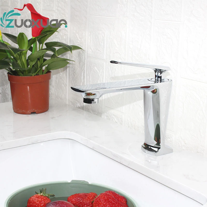 ZuoXuan  Hot And Cold Sink Mixer  Modern Water Taps  Building Material  Bathroom Basin Faucet