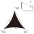 Import ZY-SS0011 16 x 16 x 16 Sun Shade Sail Triangle Canopy, UV Block for Outdoor Patio Garden from China