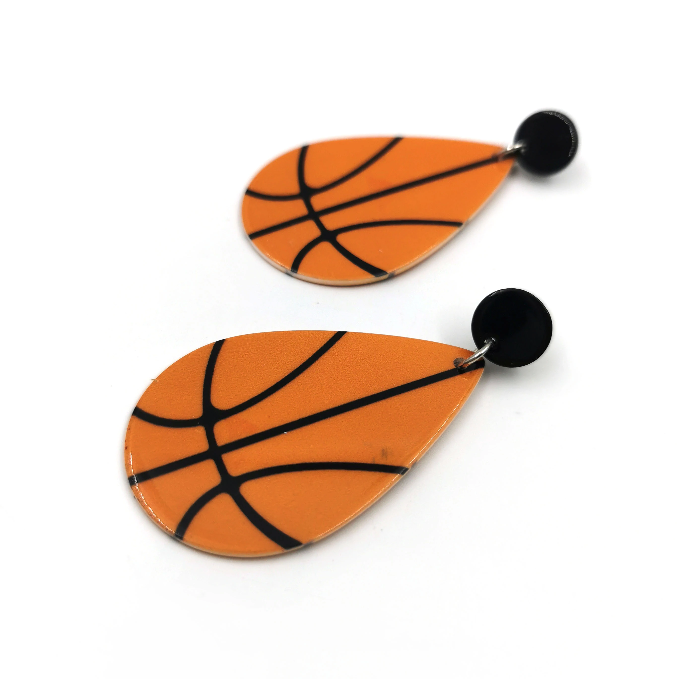 ZY1055 New Fashion Basketball Women Earring Jewelry Custom Acrylic Unique Earring
