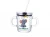 Import Measuring two handles glass mug with custom printing from China