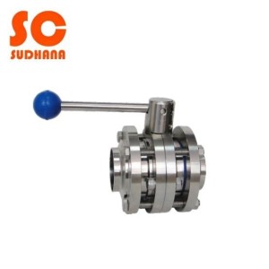 Food-Grade Industrial Grade Sanitary Stainless Steel Butterfly Valve and Other Valves