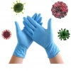 Hongray Disposable Nitrile Skin Care Gloves Housework Blue Nitrile Gloves 100/box