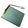 Li-polymer battery 3.7v 3000mAh, EHS-105050 Li-ion polymer battery