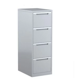 Vertical Filing Cabinet with 4 Metal Drawers