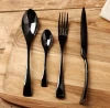 High Quality Black Color Stainless Steel Flatware Set