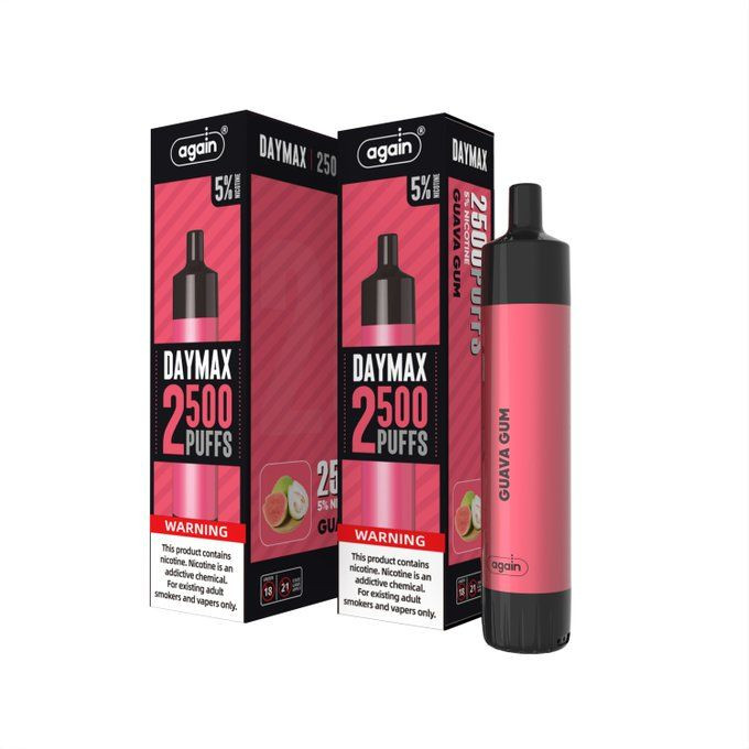 Buy Again Daymax 2500 Puffs Disposable Vape Pen 5% Nicotine from Dongguan  City Geele Vape Co., Ltd., China