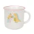 Import Creative Imitated Enamel Tea Mug 13oz Belly Shape Cute Dinosaur Ceramic Enamel Look Vintage Coffee Mug from China