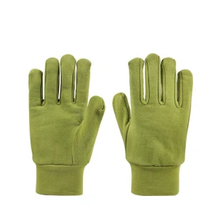Military green flannel gloves