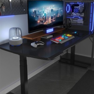 standing desk with MDF tabltop gaming desk home office