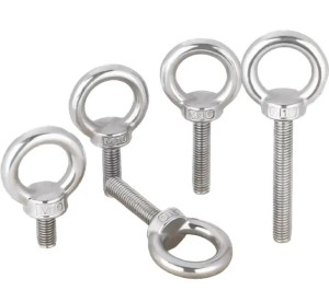 High Quality 304 Stainless Steel M6 M8 M10 M12 Hanging Ring Bolts Hanging Ring Screw