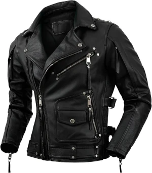 Leather Jacket vintage style men
