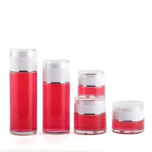 Dropshipping Luxury 60Ml 120Ml Skin Care Packaging Cosmetic Glass Bottle Set