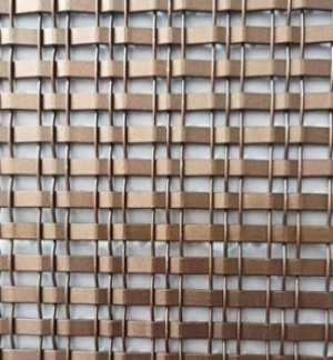 Decorative Metal Mesh Top Quality Brass Bronze Stainless Steel Woven Metal Decorative