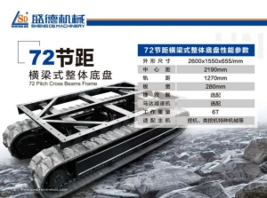 High Strength Chassis Assembly 72 Cross Beams Frame Solution