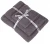 Import 3 Piece Grey Color Towel Set from Pakistan