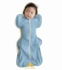 Luxury Egyptian Giza Cotton Baby Swaddle UP - 100% Pure Natural Cotton Sleep Sack (Medium, 13-19 lbs, 5 Colors)