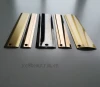 Stainless Steel Floor and Carpet Transition Strips Tile Trim T Shape Round Shape Square Shape