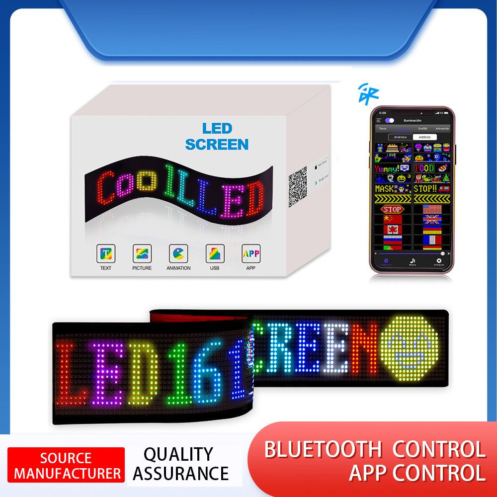 Buy Flexible Bluetooth App Control Led Matrix Panel, Programmable Car ...