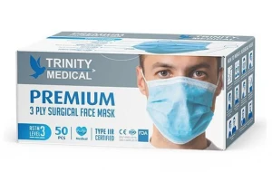 3 PLY Surgical Face Masks (Type IIR)