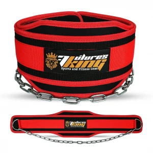 Gym fitness heavy training customized logo Weight lifting double dip belt