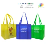 Customized logo Non-woven Shopping Bag Wholesale Reusable Promotional Shopping Bag Suitable for Advertising Supermarket