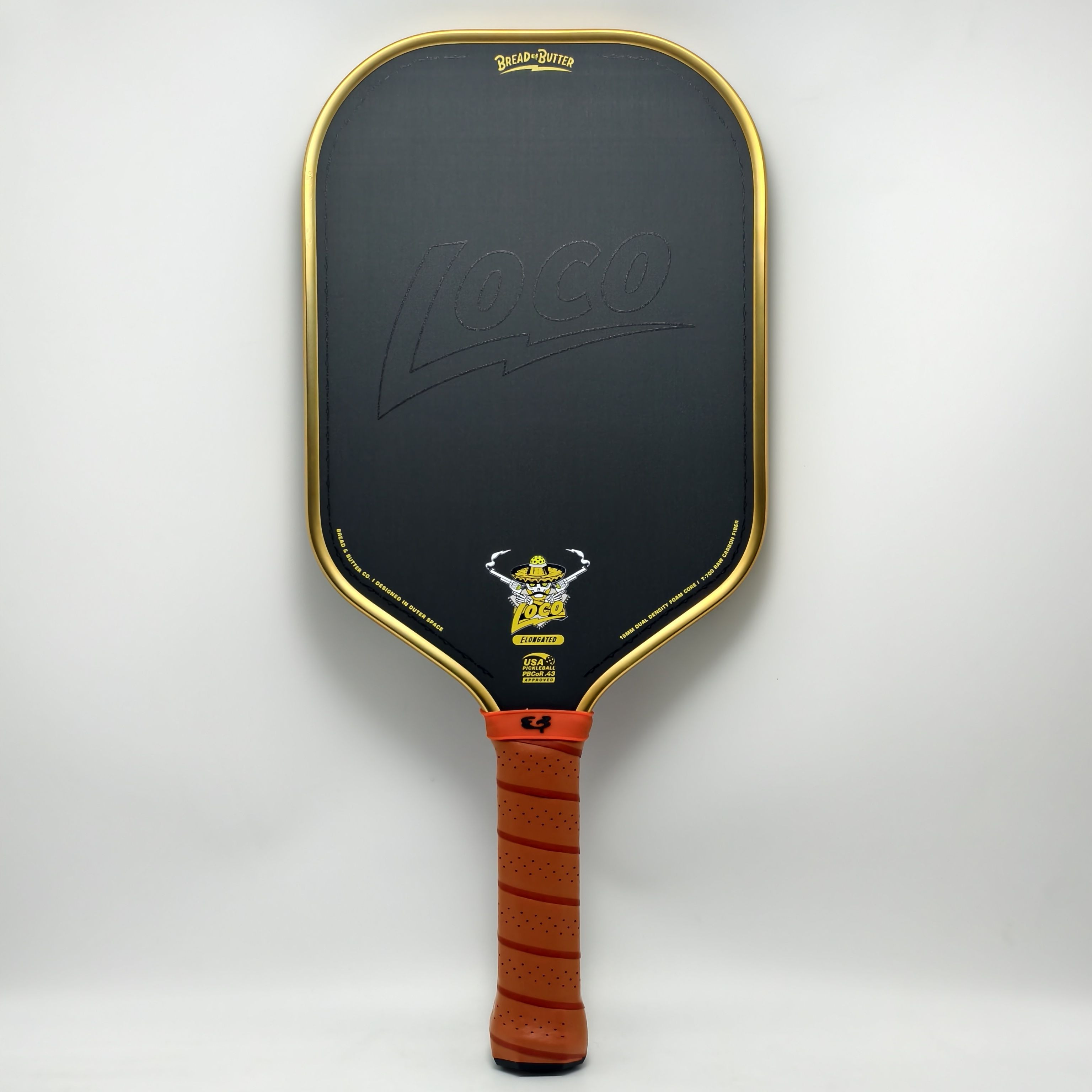 Key Core Paddle Buy Bread And Butter Loco Pickleball Paddle 16mm Toray T700 Carbon ...
