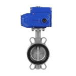 Electric butterfly valve explosion-proof switch adjustment stainless steel electric wafer soft seal butterfly valve
