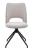 Import High-end luxury dining room furniture set Italian style metal veneer dining chair modern design leather dining chair from China