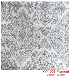 100%polyester fabric bedsheet fabric pigment print XYY 001