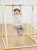 Import Foldable 4 in 1 indoor playground for kids with Slide, Swing, Climbing Jungle gym, and Gymnastics horizontal bar from Japan