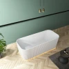 High-end Best Quality CE New Unique Design Modern Soaking Acrylic Freestanding Bathtub With Lights Made In China Professional Manufacturer Supplier