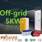 Off-grid solar energy storage system